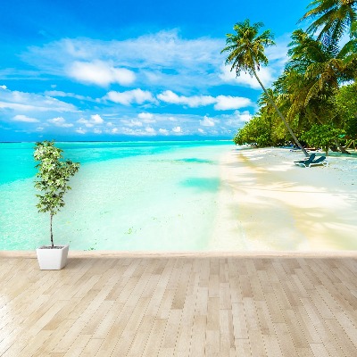 Papel de parede Mar de Palmeiras