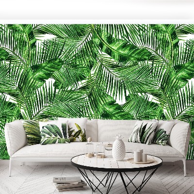 Papel de parede Folhas tropicais