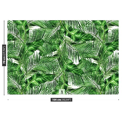 Papel de parede Folhas tropicais