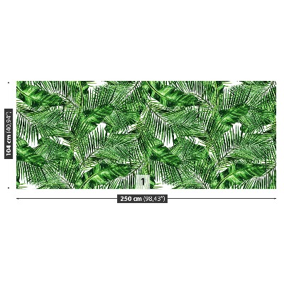 Papel de parede Folhas tropicais
