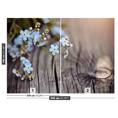 Mural de parede Miosótis