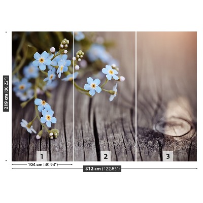 Mural de parede Miosótis