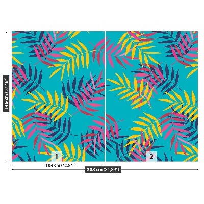 Mural de parede Folhas de palmeira