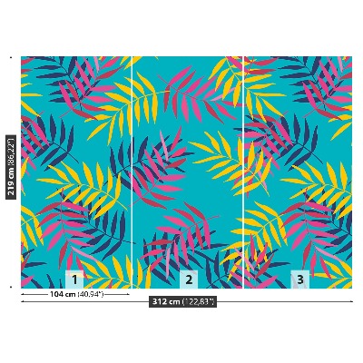 Mural de parede Folhas de palmeira