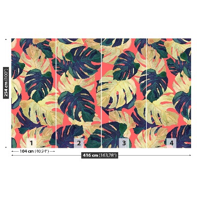 Papel de parede Folhas de Monstera