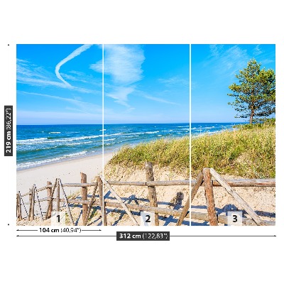 Papel de parede Praia de areia