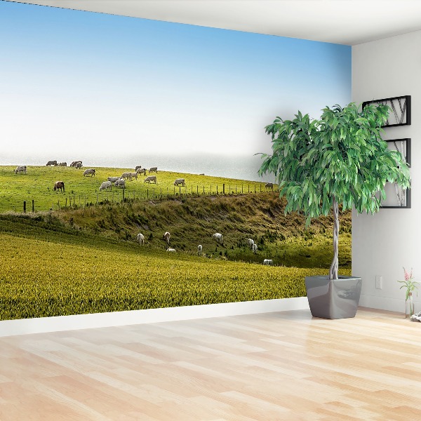 Mural de parede Vacas no pasto
