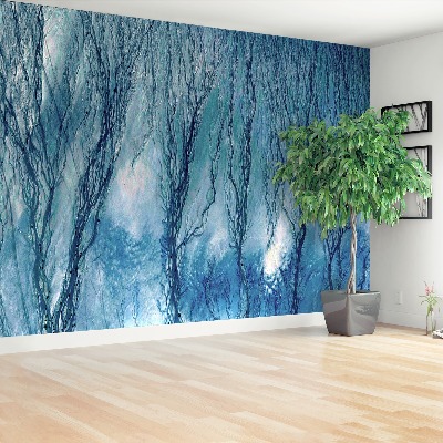 Mural de parede Algas Azuis