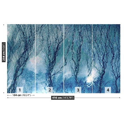 Mural de parede Algas Azuis