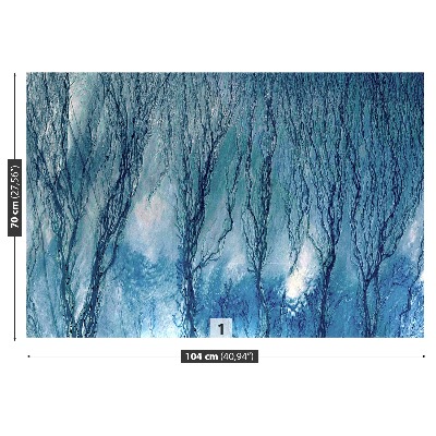 Mural de parede Algas Azuis