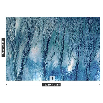 Mural de parede Algas Azuis