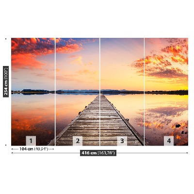 Mural de parede Cais de madeira