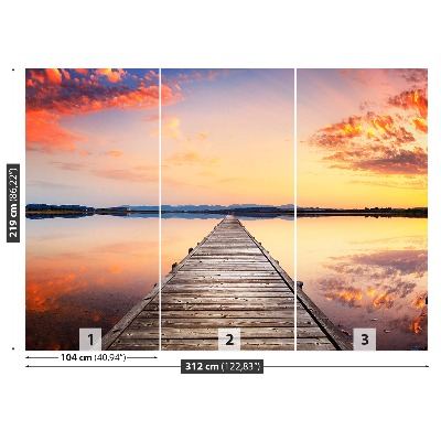 Mural de parede Cais de madeira