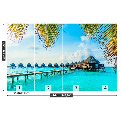 Mural de parede Maldivas tropicais