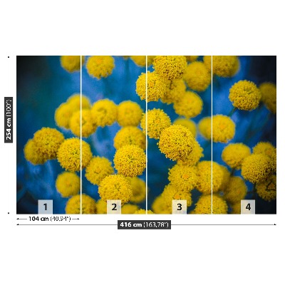Papel de parede Flores amarelas