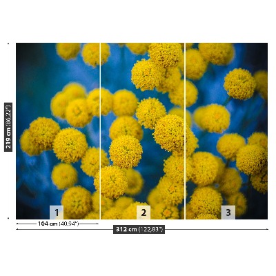 Papel de parede Flores amarelas