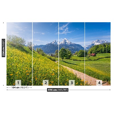 Papel de parede Alpes Idílicos