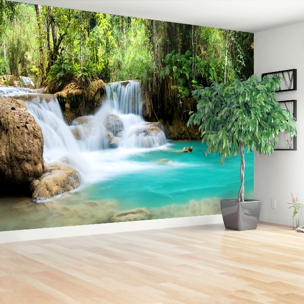 Mural de parede Cachoeira Kuang Si