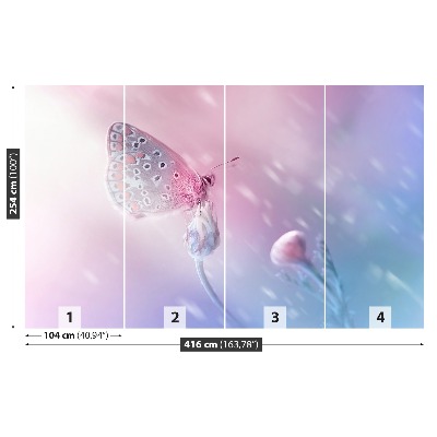 Mural de parede Flor de borboleta