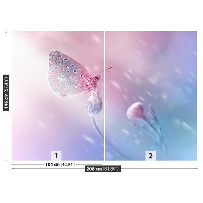 Mural de parede Flor de borboleta