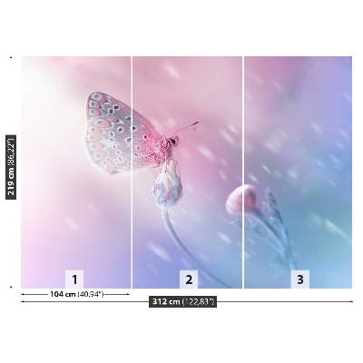 Mural de parede Flor de borboleta