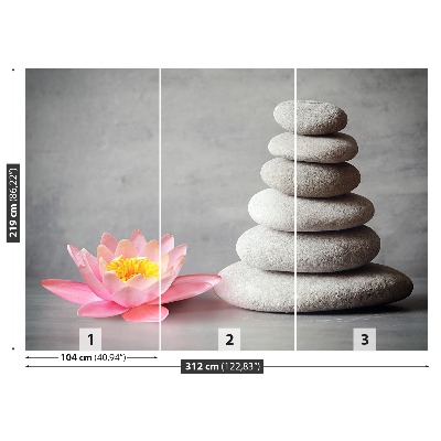 Mural de parede Pedras de nenúfar