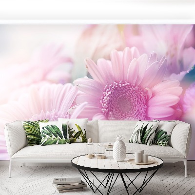 Papel de parede flores rosas