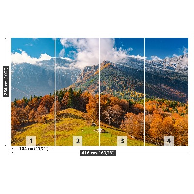 Mural de parede Montanhas no outono