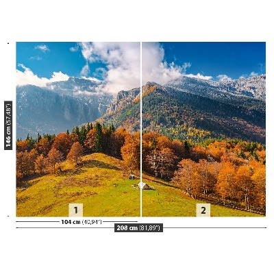 Mural de parede Montanhas no outono