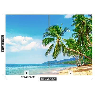 Mural de parede Praia de Palma