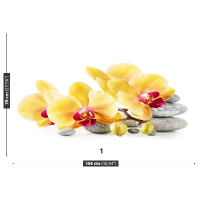 Mural de parede Amarelo Orquídea