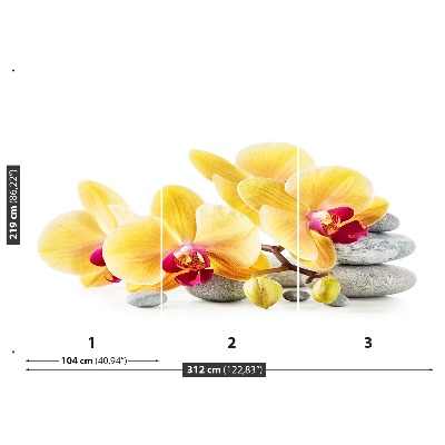 Mural de parede Amarelo Orquídea