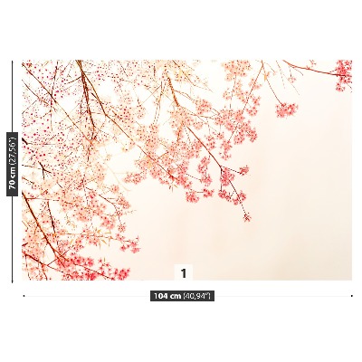 Papel de parede Ramo Vermelho