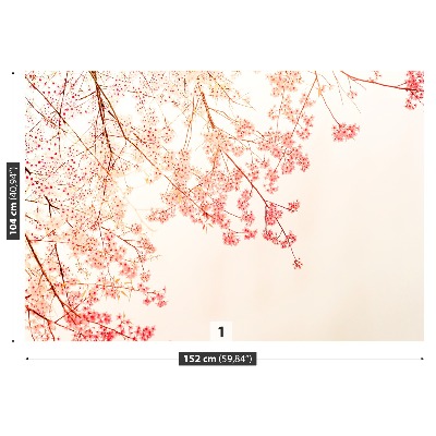 Papel de parede Ramo Vermelho