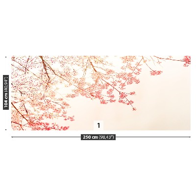 Papel de parede Ramo Vermelho