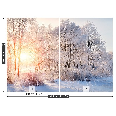 Mural de parede Árvores de inverno