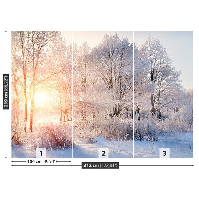 Mural de parede Árvores de inverno