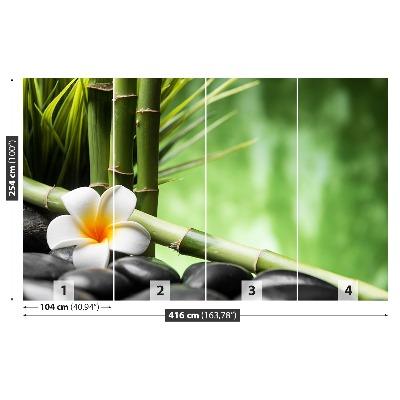 Papel de parede Bambu Frangipani