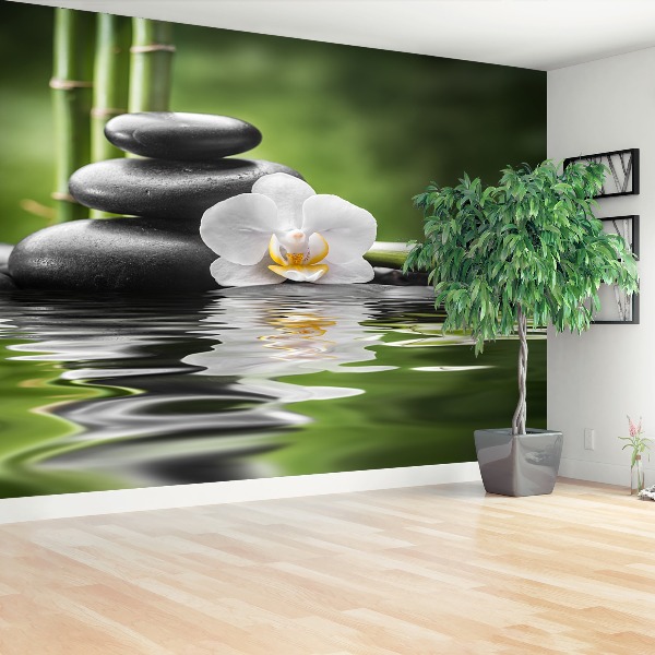 Mural de parede Orquídea e Zen
