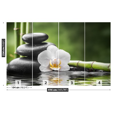 Mural de parede Orquídea e Zen