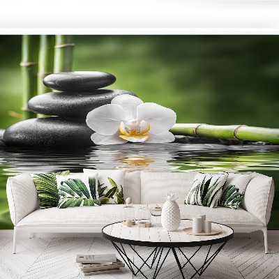 Mural de parede Orquídea e Zen