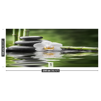 Mural de parede Orquídea e Zen