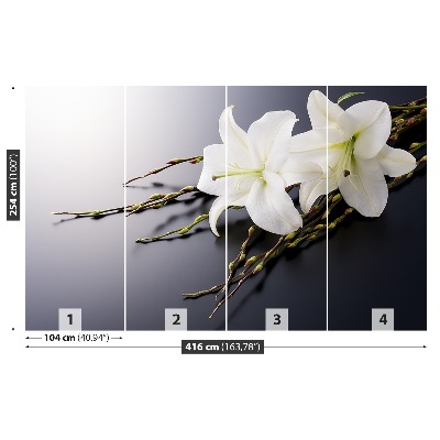 Mural de parede Lírio branco