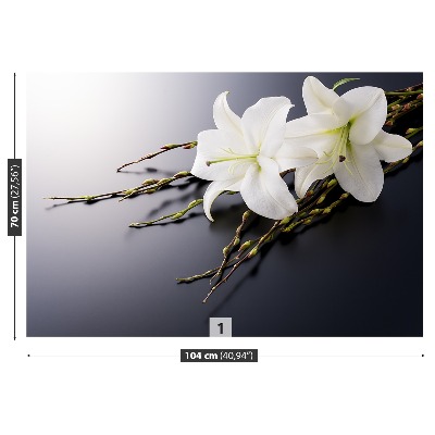 Mural de parede Lírio branco