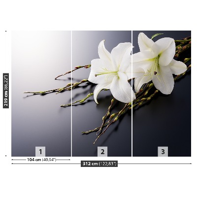 Mural de parede Lírio branco