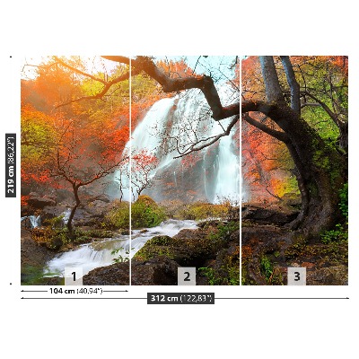 Mural de parede Cachoeira Tailândia