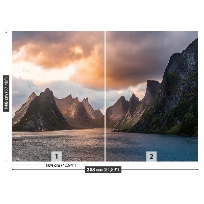 Papel de parede Lofoten, Noruega