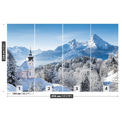 Mural de parede Alpes de inverno