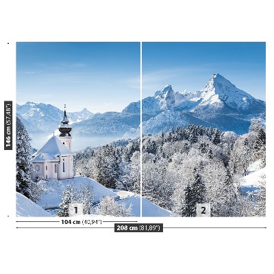 Mural de parede Alpes de inverno