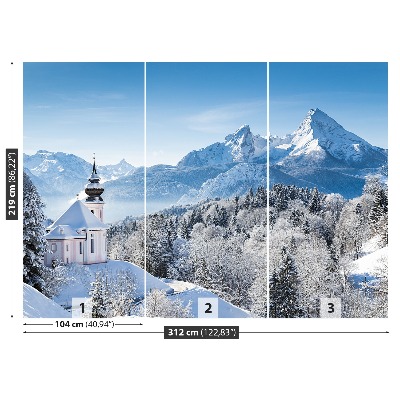 Mural de parede Alpes de inverno